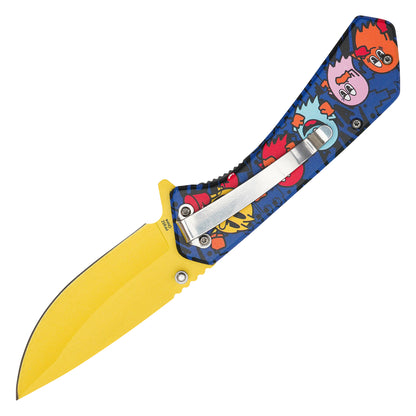 Pac-Man - 7.75" Pac & Ghosts | Spring Assisted Pocket Knife