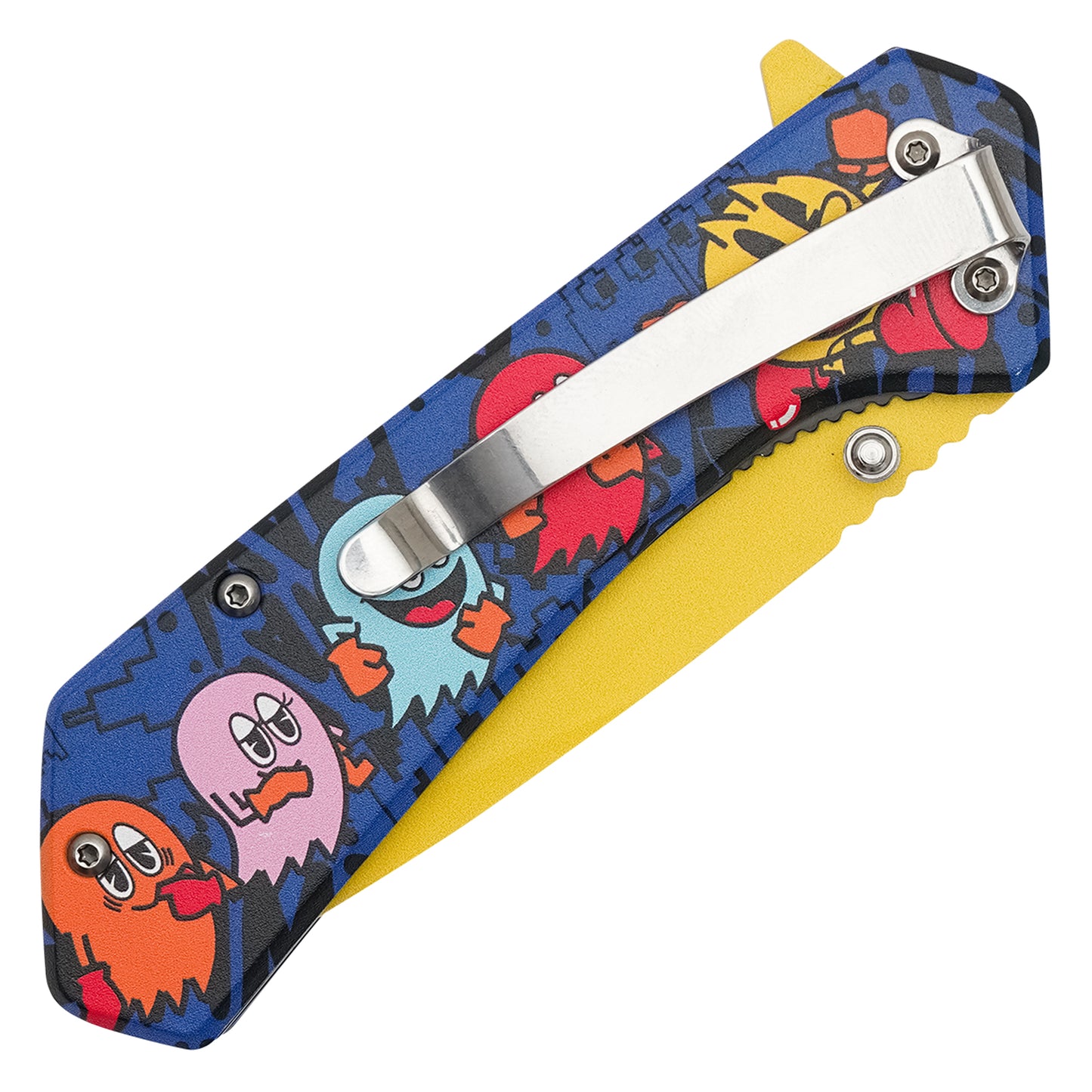 Pac-Man - 7.75" Pac & Ghosts | Spring Assisted Pocket Knife