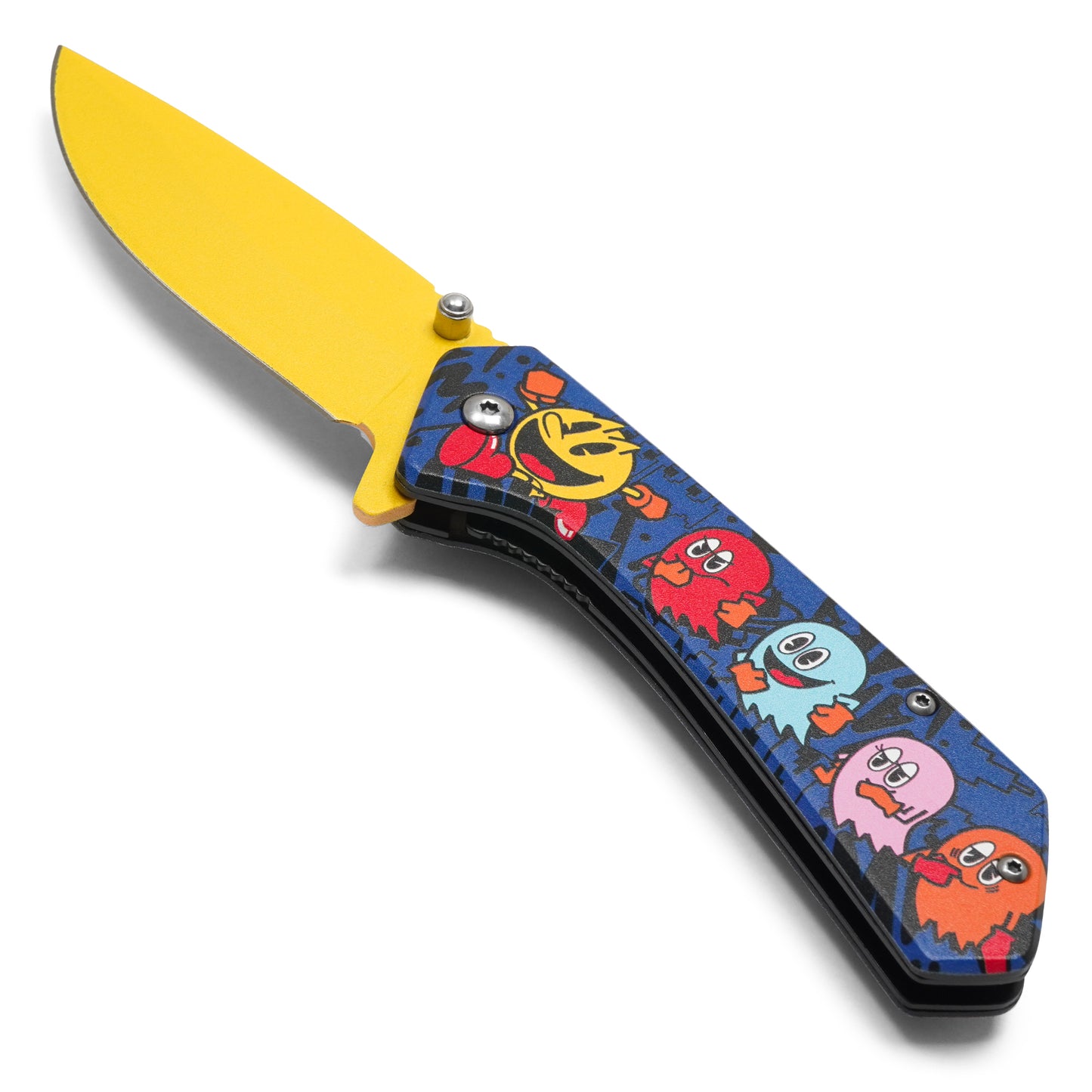 Pac-Man - 7.75" Pac & Ghosts | Spring Assisted Pocket Knife