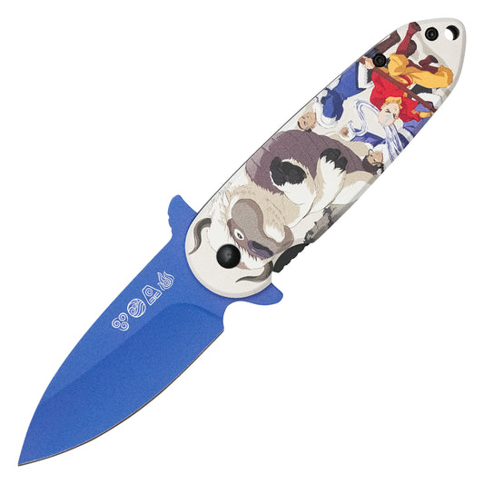 The Last Airbender - 7.75" Team Avatar | Spring Assisted Pocket Knife