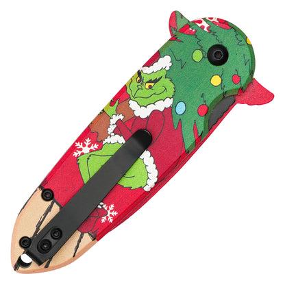 How the Grinch Stole Christmas - 7.25" Stolen Christmas | Spring Assisted Pocket Knife