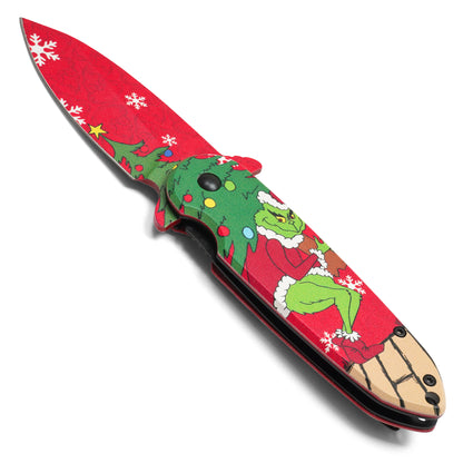 How the Grinch Stole Christmas - 7.25" Stolen Christmas | Spring Assisted Pocket Knife
