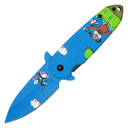 Duck Hunt - Laughing Dog | Collectible Spring Assisted Pocket Knife
