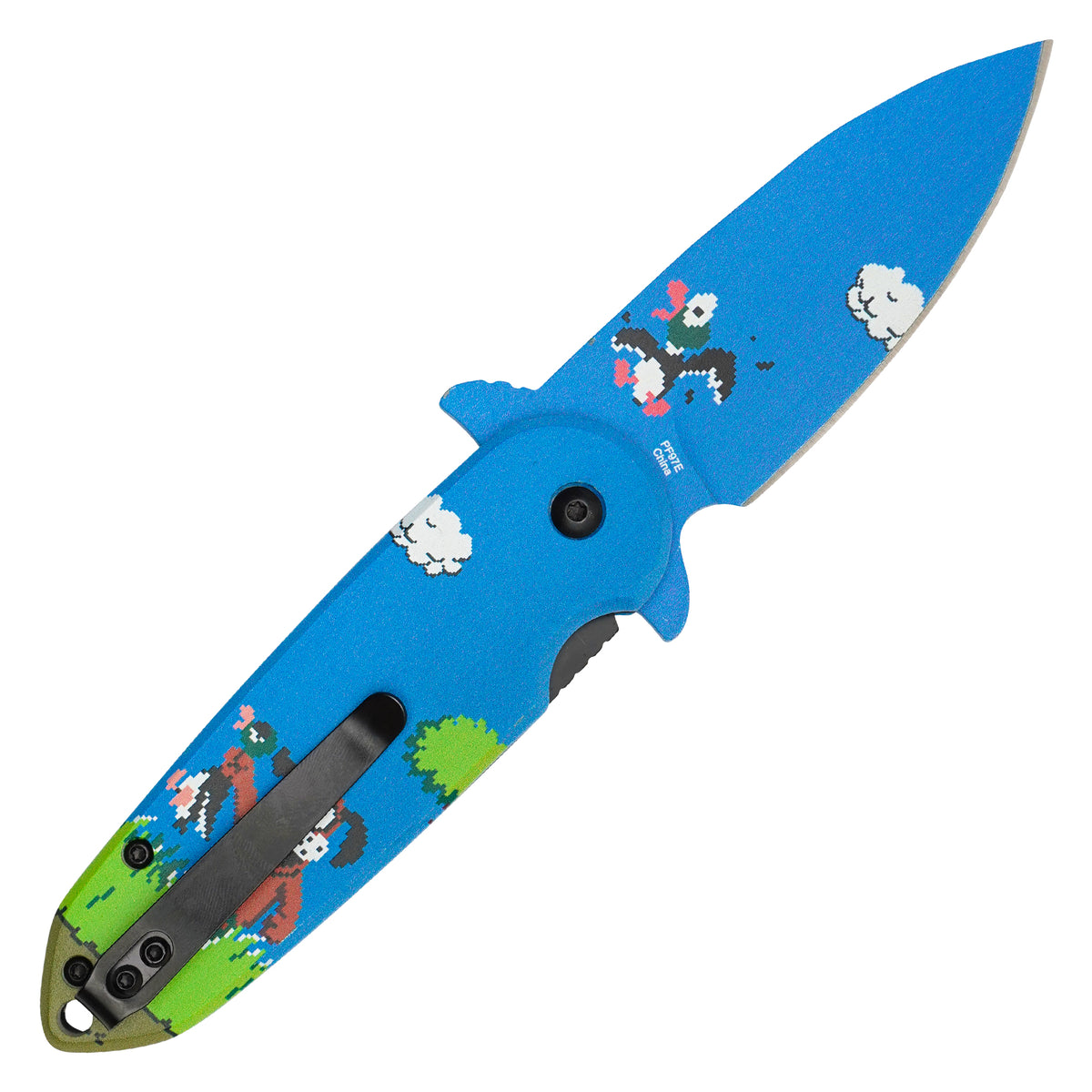 Duck Hunt - Laughing Dog | Collectible Spring Assisted Pocket Knife
