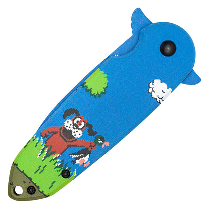 Duck Hunt - Laughing Dog | Collectible Spring Assisted Pocket Knife