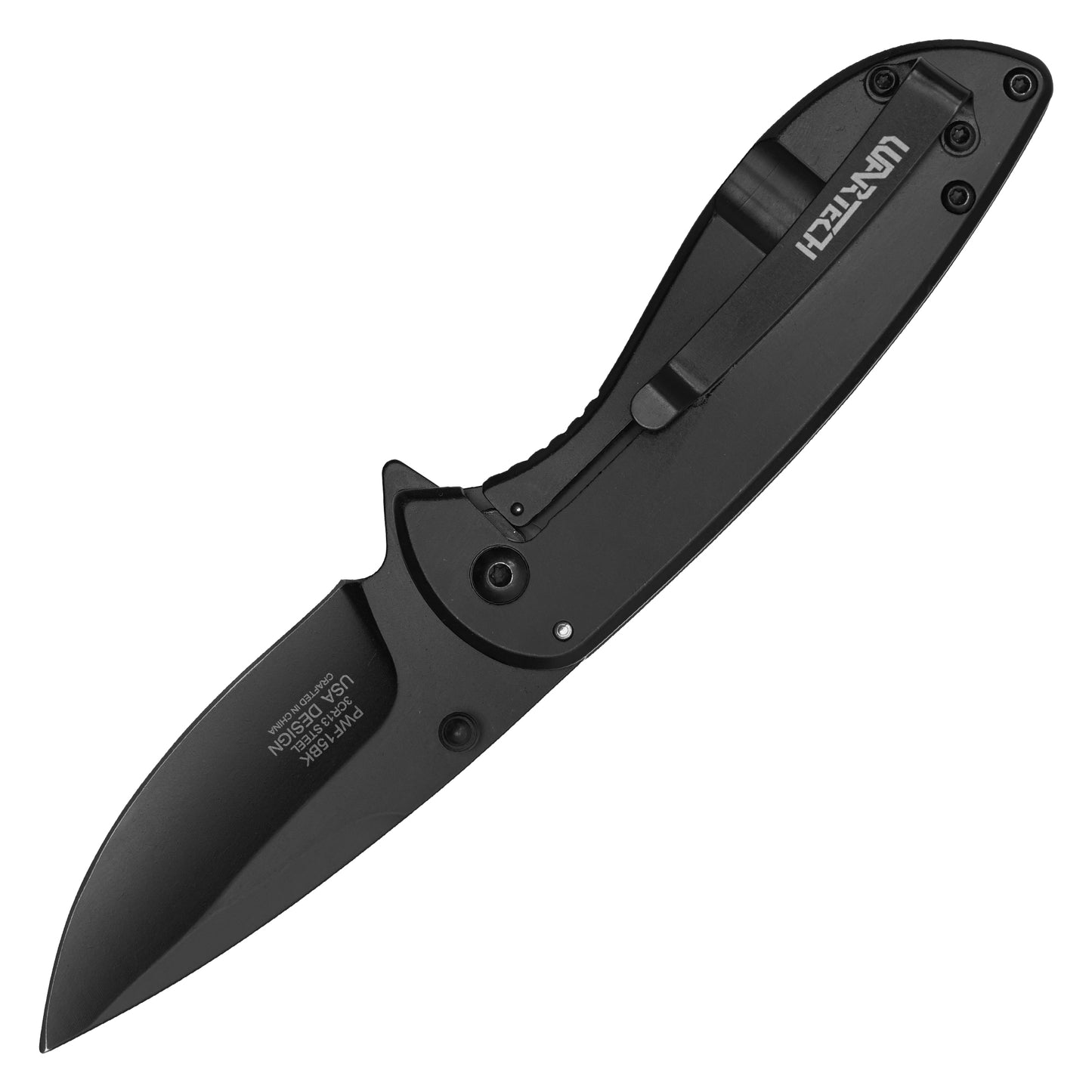 Wartech - 7" Black Butterfly | Spring Assisted Pocket Knife