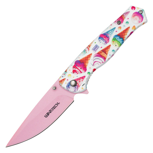 Wartech – 8" Ice Cream Cones | Spring Assisted Pocket Knife