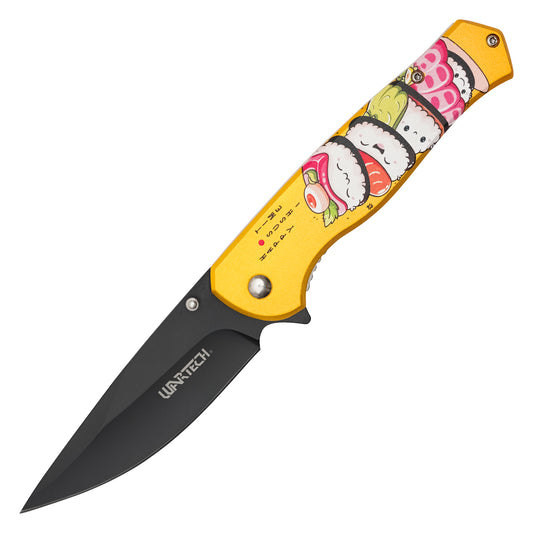 Wartech – 8" Sushi Roll | Spring Assisted Pocket Knife