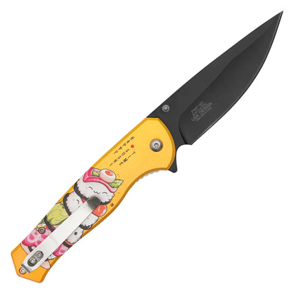Wartech – 8" Sushi Roll | Spring Assisted Pocket Knife