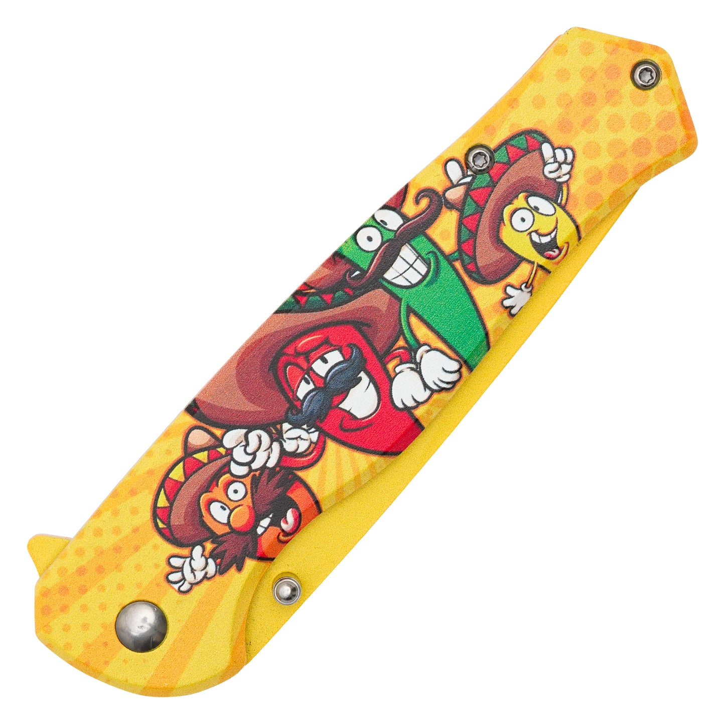 Wartech – 8" Mexican Peppers | Spring Assisted Pocket Knife