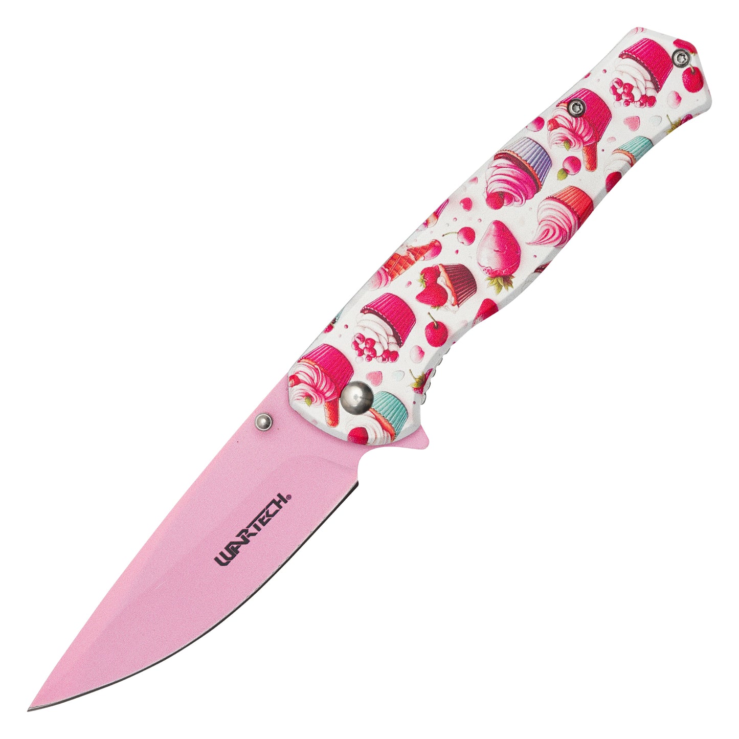 Wartech – 8" Strawberry Cupcake | Spring Assisted Pocket Knife