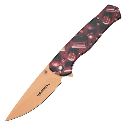 Wartech – 8" Chocolate Delights | Spring Assisted Pocket Knife