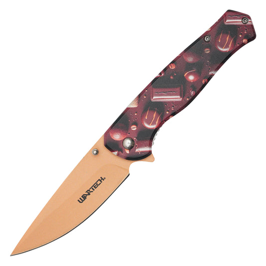 Wartech – 8" Chocolate Delights | Spring Assisted Pocket Knife
