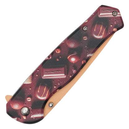 Wartech – 8" Chocolate Delights | Spring Assisted Pocket Knife