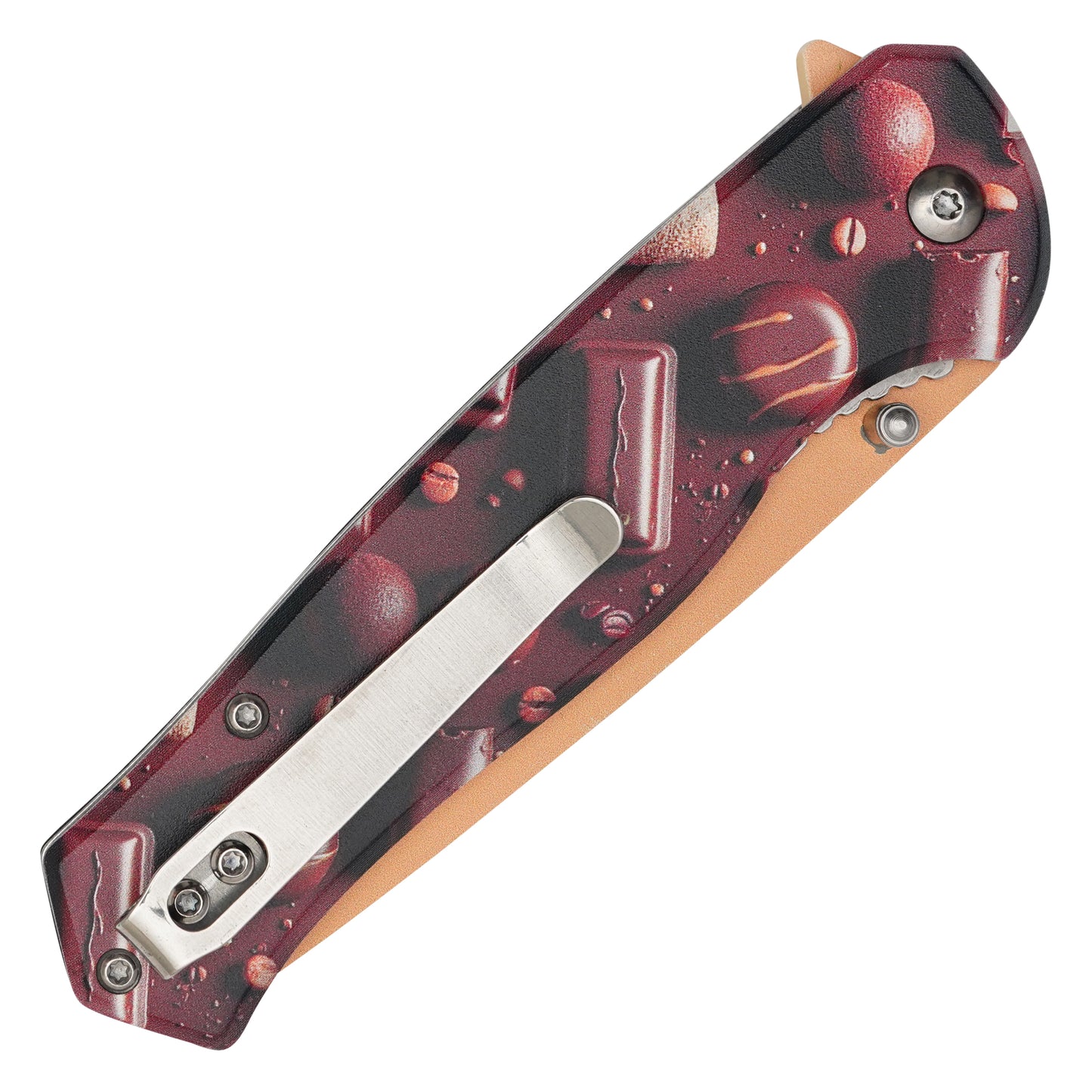 Wartech – 8" Chocolate Delights | Spring Assisted Pocket Knife
