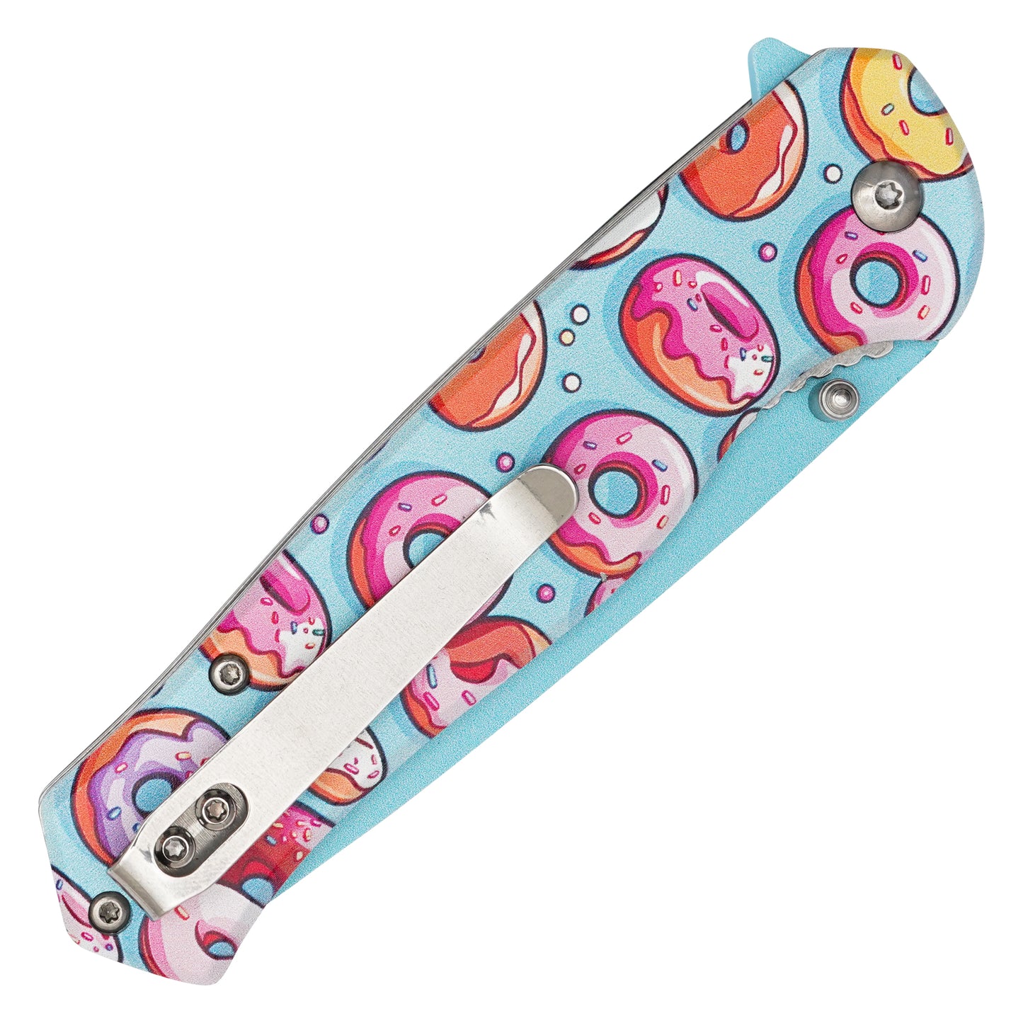 Wartech – 8" Frosted Donuts | Spring Assisted Pocket Knife