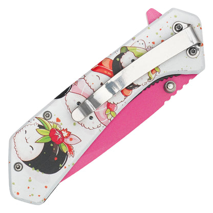 Wartech – 7.75" Cute Sushi V2 | Spring Assisted Pocket Knife