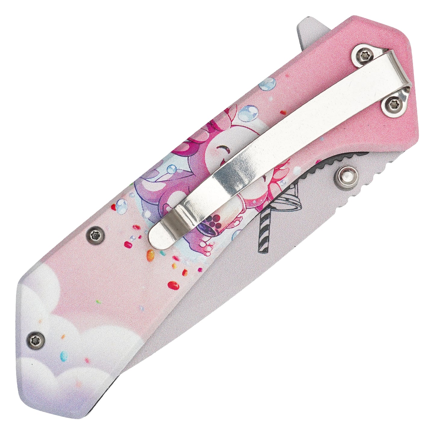 Wartech – 7.75" Axolotl Boba | Spring Assisted Pocket Knife