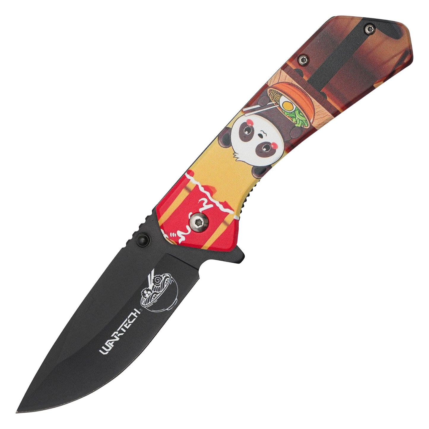 Wartech – 7.75" Ramen Panda | Spring Assisted Pocket Knife