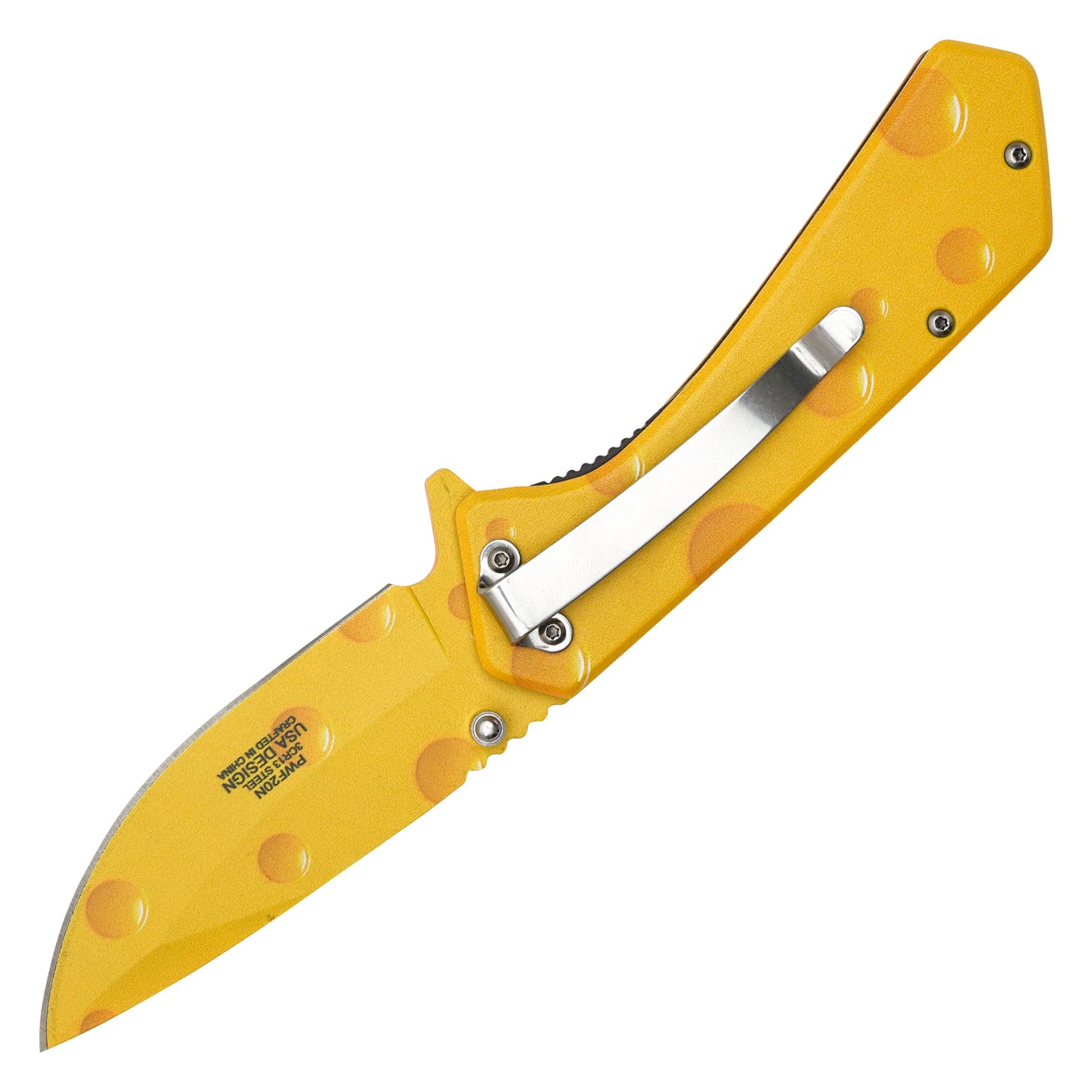 Wartech - 7.75" Sharp Cheddar | Spring Assisted Pocket Knife