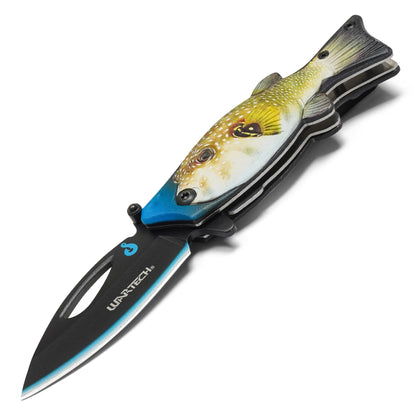 Wartech - 6.5" Pufferfish | Spring Assisted Pocket Knife
