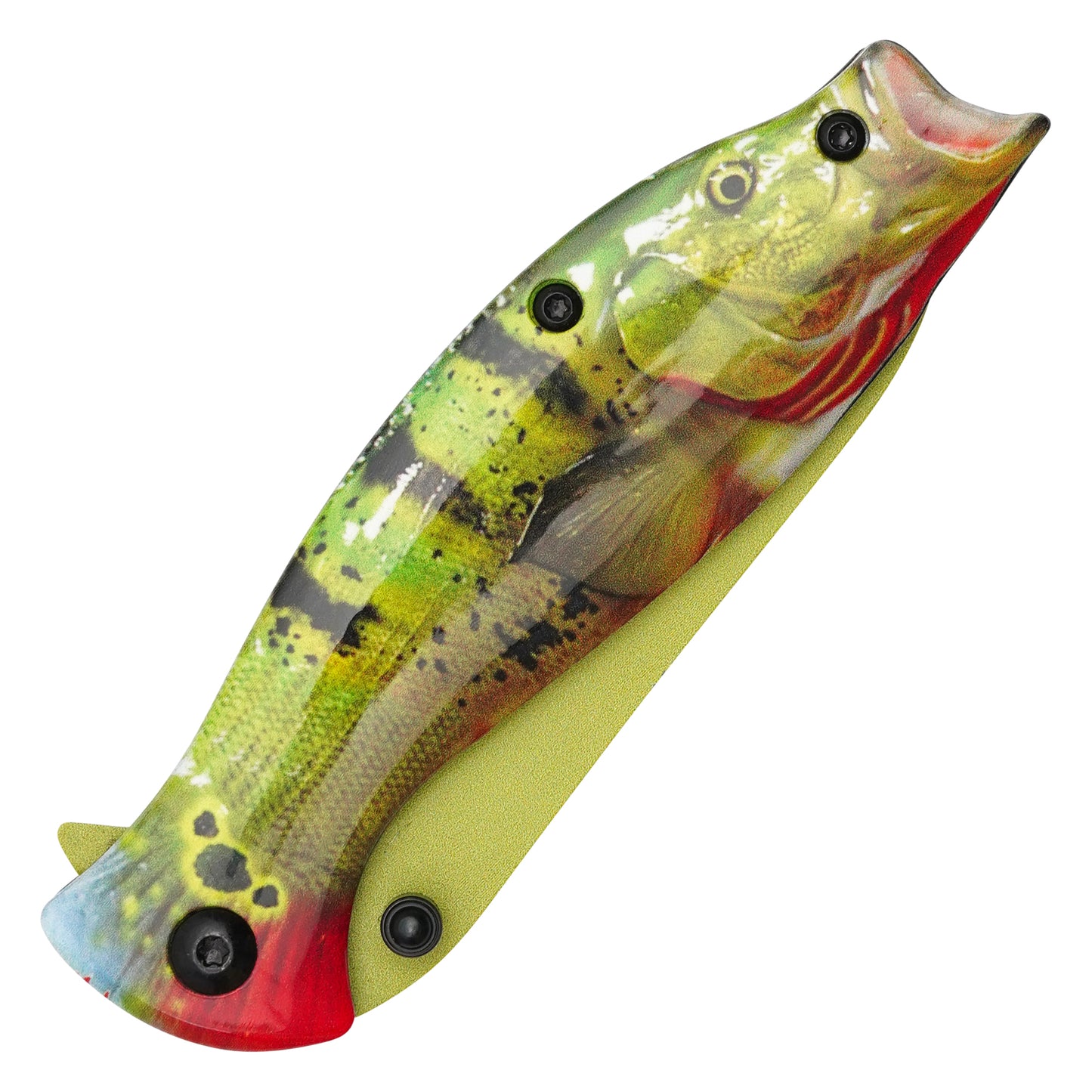 Wartech - 7.25" Peacock Bass | Spring Assisted Pocket Knife
