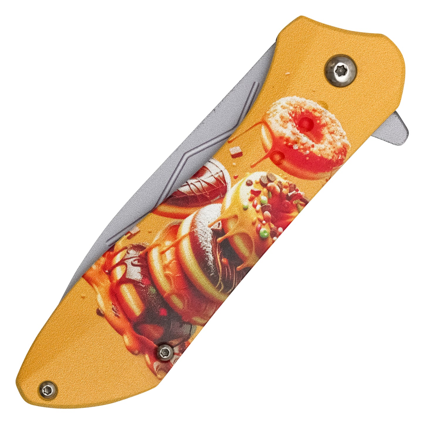 Wartech - 7.75" Donut Delights | Spring Assisted Pocket Knife