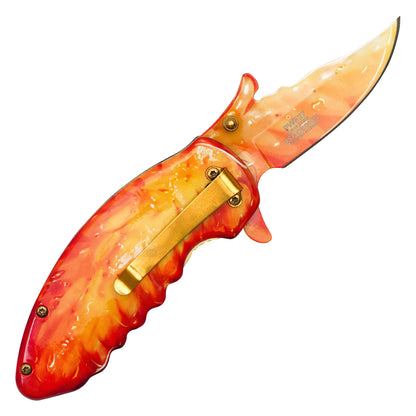 Wartech - 6.75" Buffalo Chicken Wing | Spring Assisted Pocket Knife
