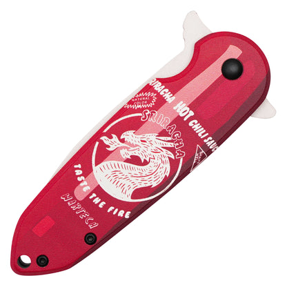 Wartech - 7.25" Hot Chili Sauce | Spring Assisted Pocket Knife