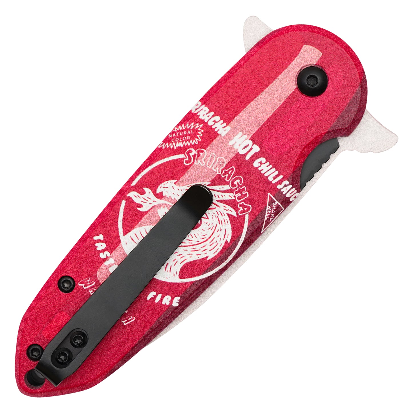 Wartech - 7.25" Hot Chili Sauce | Spring Assisted Pocket Knife