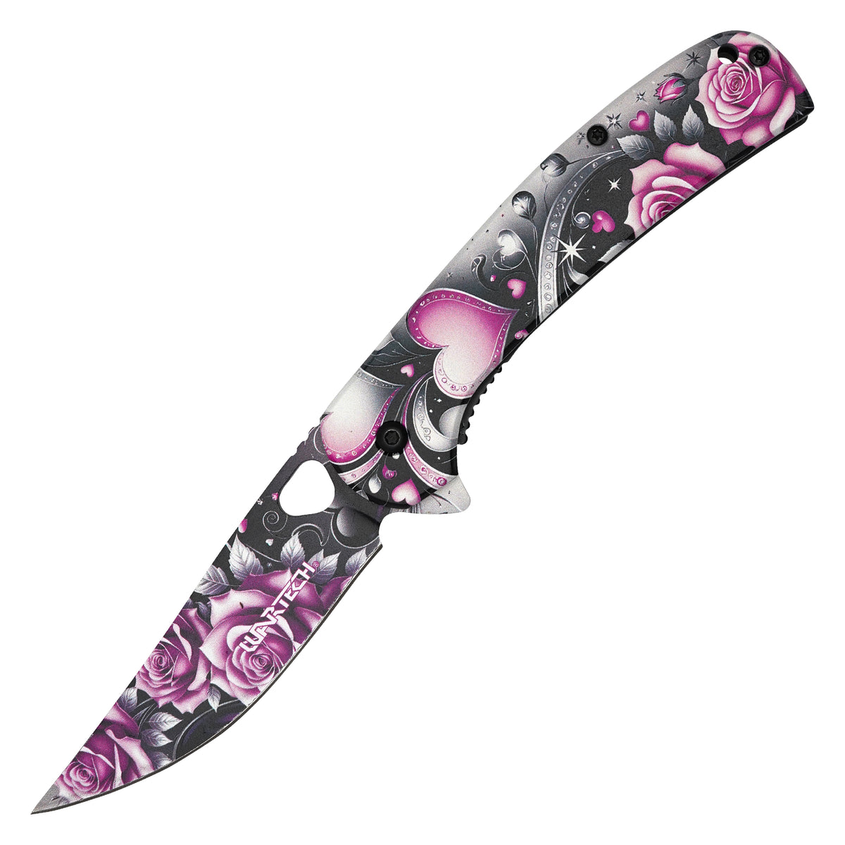 Wartech - Love & Roses | Collectible Spring Assisted Pocket Knife
