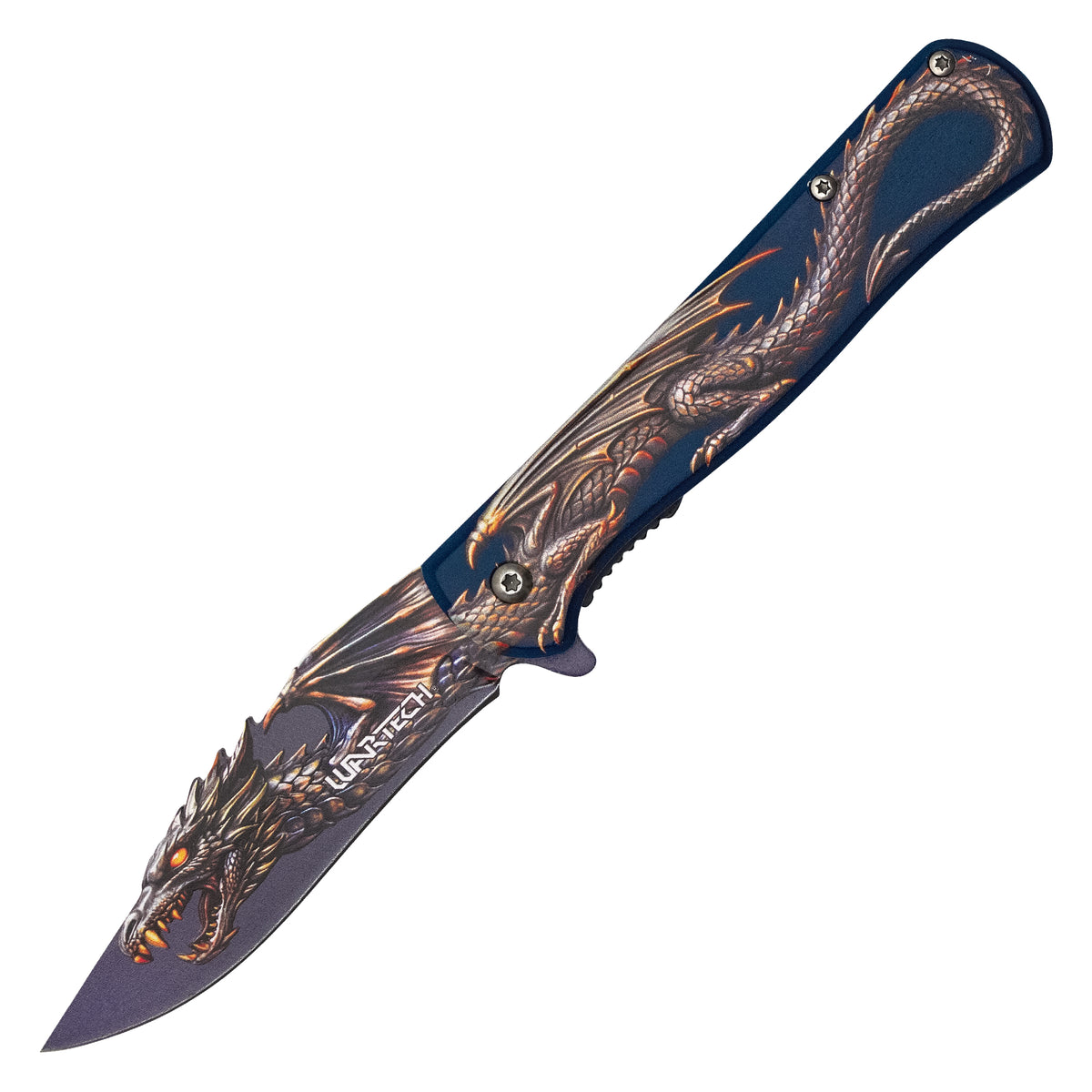 Wartech - Midnight Dragon | Collectible Spring Assisted Pocket Knife
