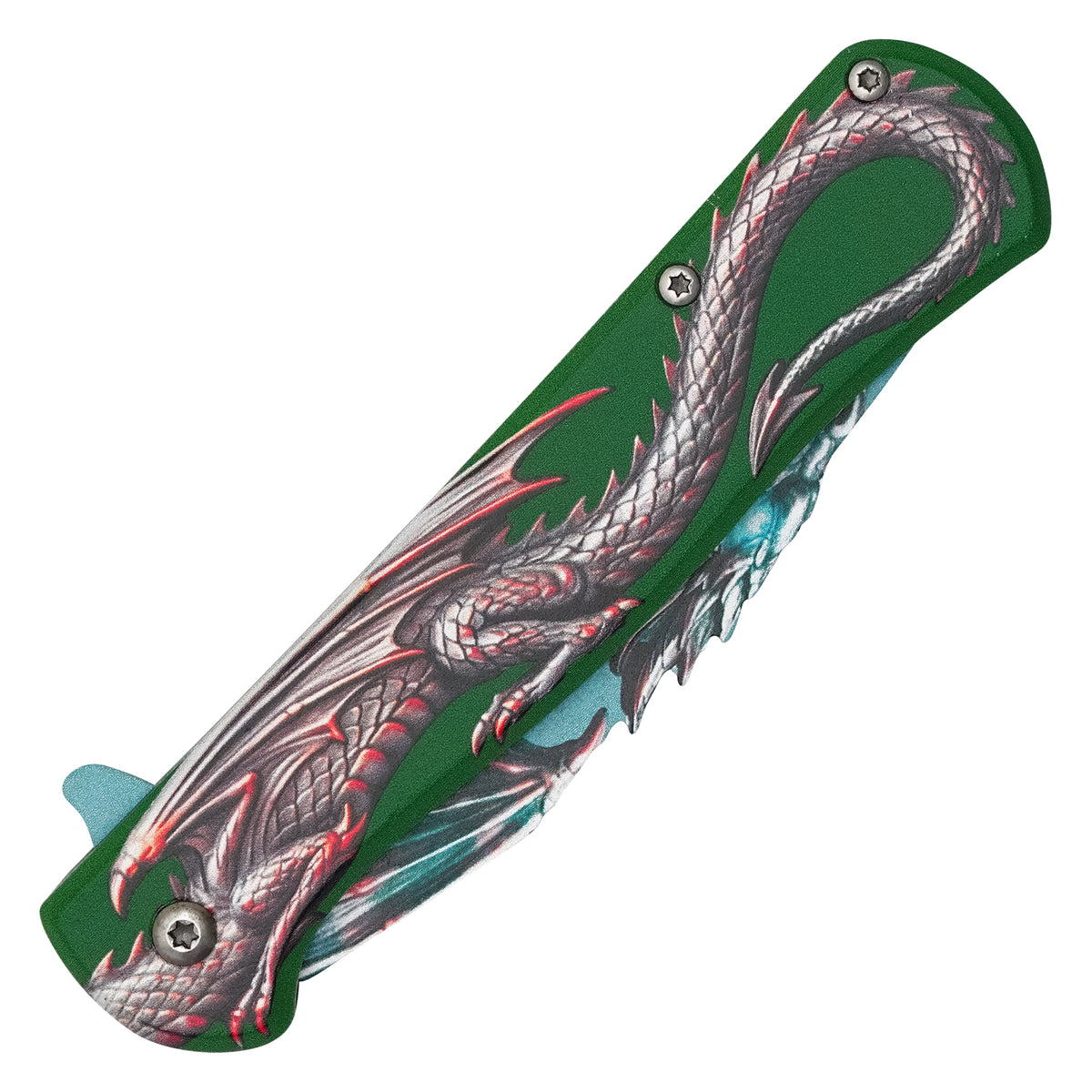 Wartech - Emerald Dragon | Collectible Spring Assisted Pocket Knife