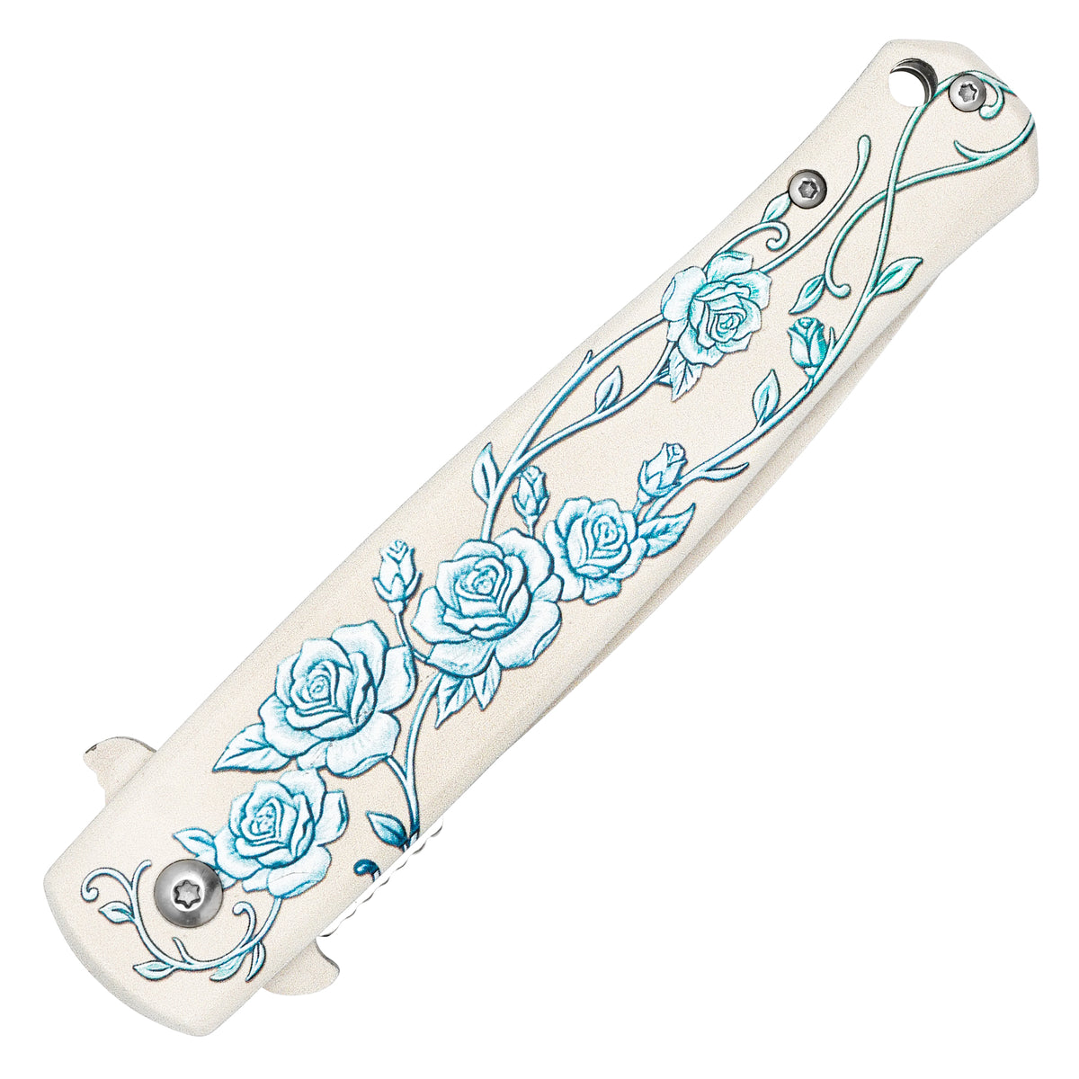 Wartech - Winter Rose  | Collectible Spring Assisted Pocket Knife