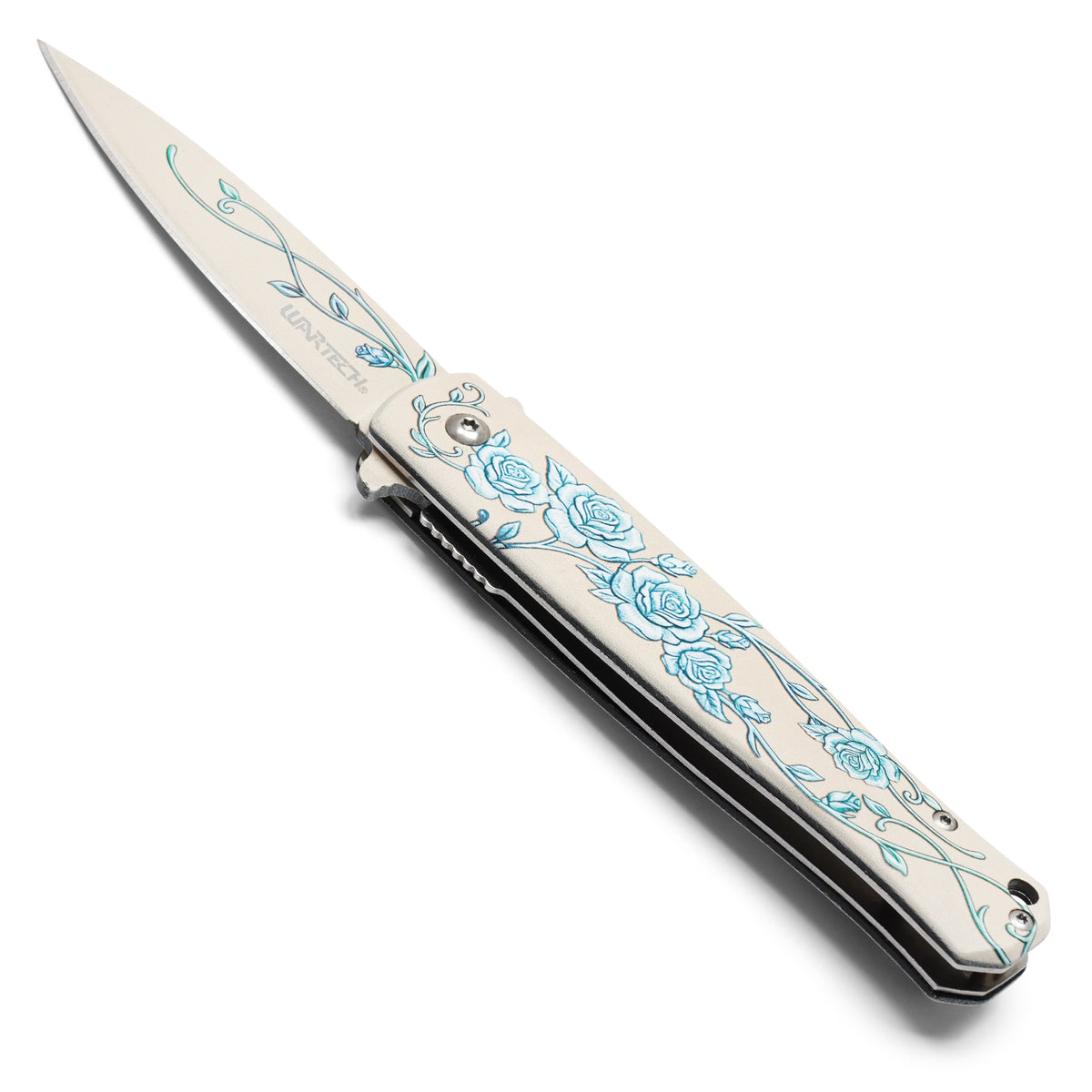 Wartech - Winter Rose  | Collectible Spring Assisted Pocket Knife