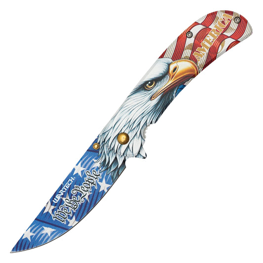 Wartech - We The People | Collectible Spring Assisted Pocket Knife