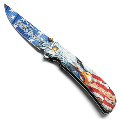 Wartech - We The People | Collectible Spring Assisted Pocket Knife