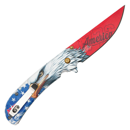 Wartech - 1776 Eagle | Collectible Spring Assisted Pocket Knife