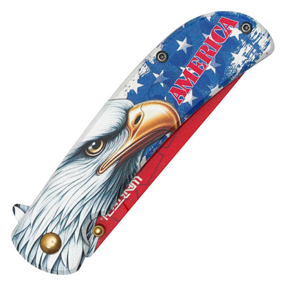 Wartech - 1776 Eagle | Collectible Spring Assisted Pocket Knife