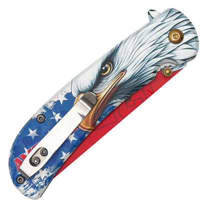 Wartech - 1776 Eagle | Collectible Spring Assisted Pocket Knife