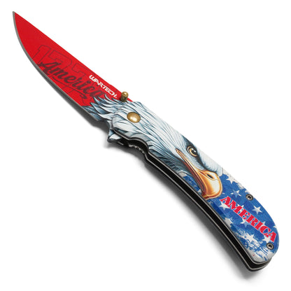 Wartech - 1776 Eagle | Collectible Spring Assisted Pocket Knife