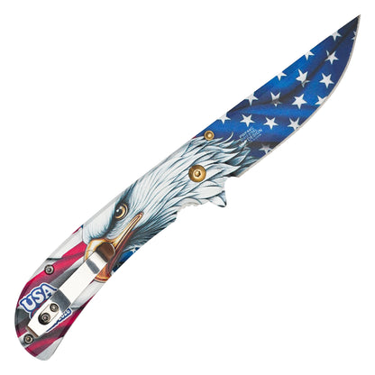 Wartech - Freedom Eagle | Collectible Spring Assisted Pocket Knife