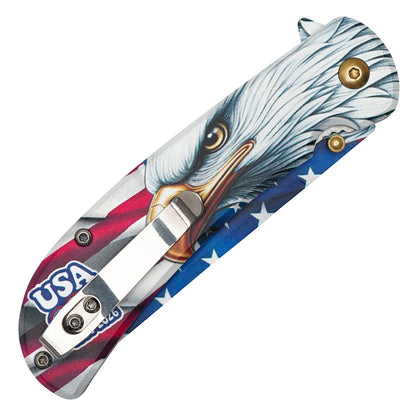 Wartech - Freedom Eagle | Collectible Spring Assisted Pocket Knife