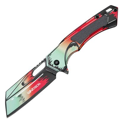 Wartech - Heatwave Cell Shade | Collectible Spring Assisted Pocket Cleaver