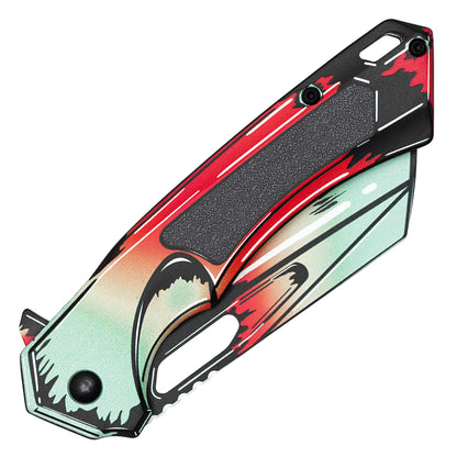Wartech - Heatwave Cell Shade | Collectible Spring Assisted Pocket Cleaver