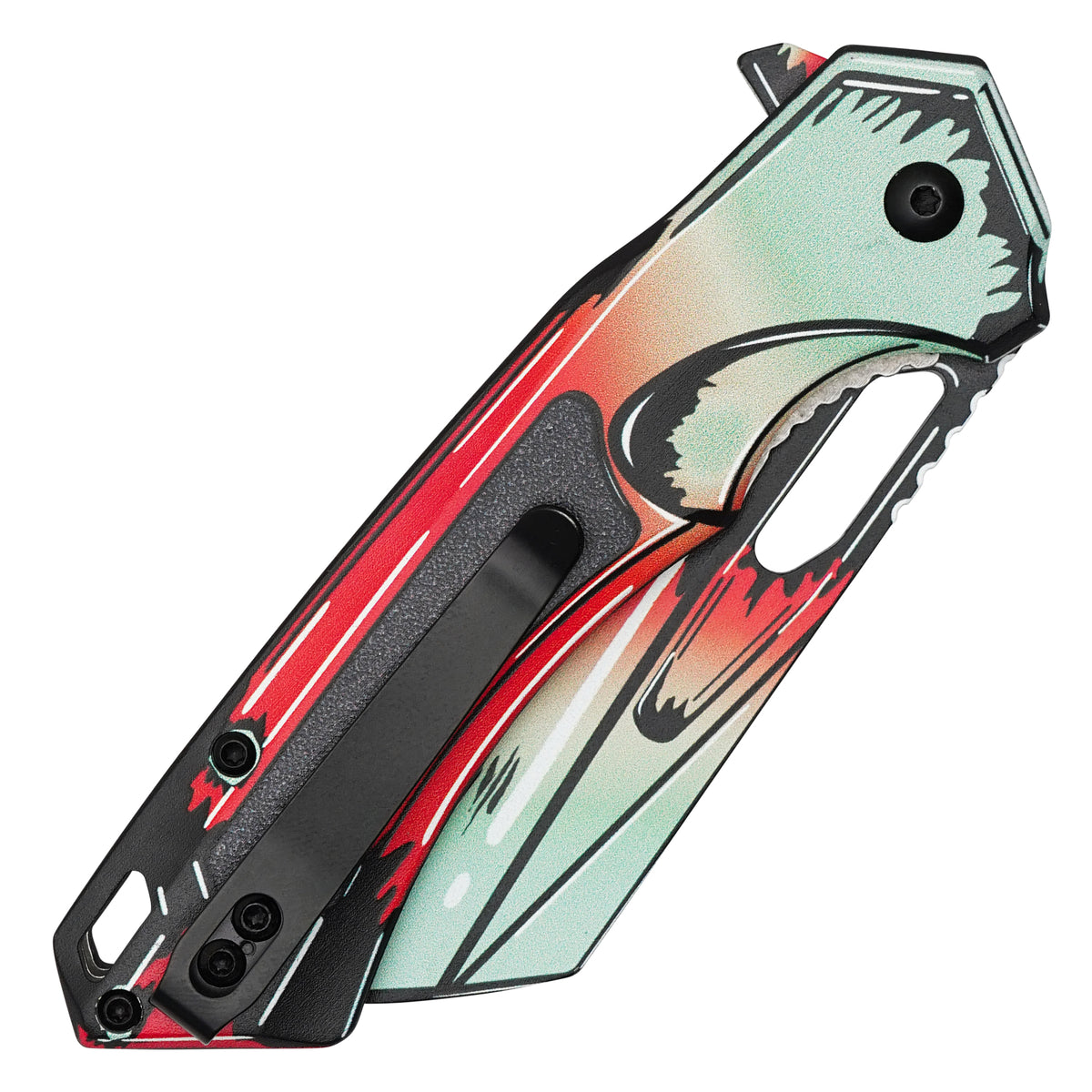 Wartech - Heatwave Cell Shade | Collectible Spring Assisted Pocket Cleaver