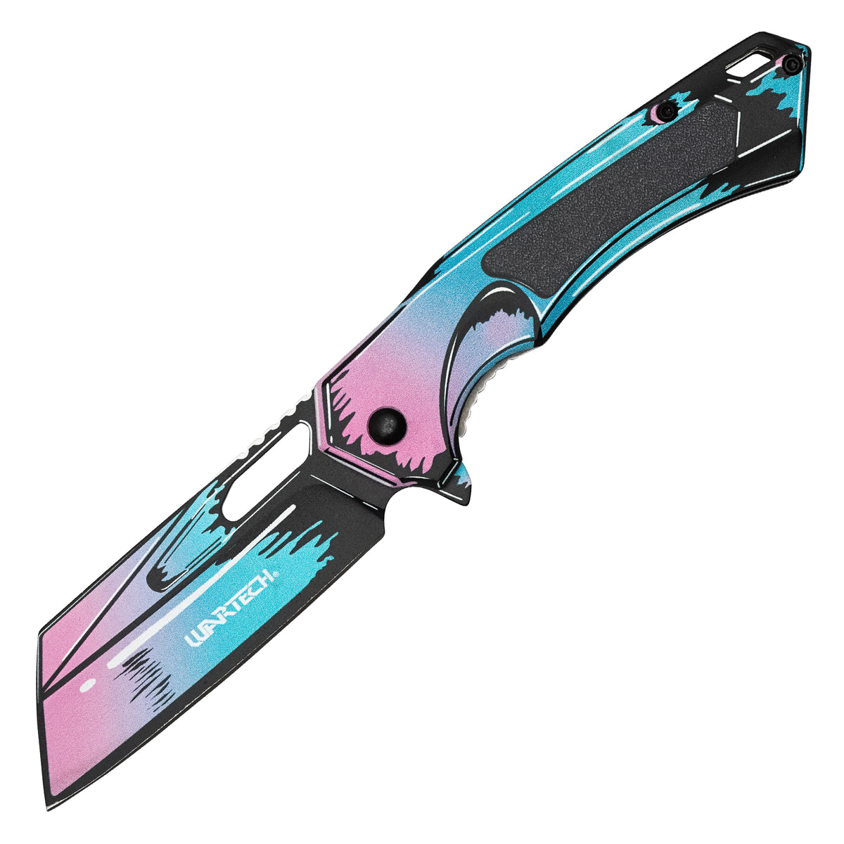 Wartech - Neon Cell Shade  | Collectible Spring Assisted Pocket Cleaver