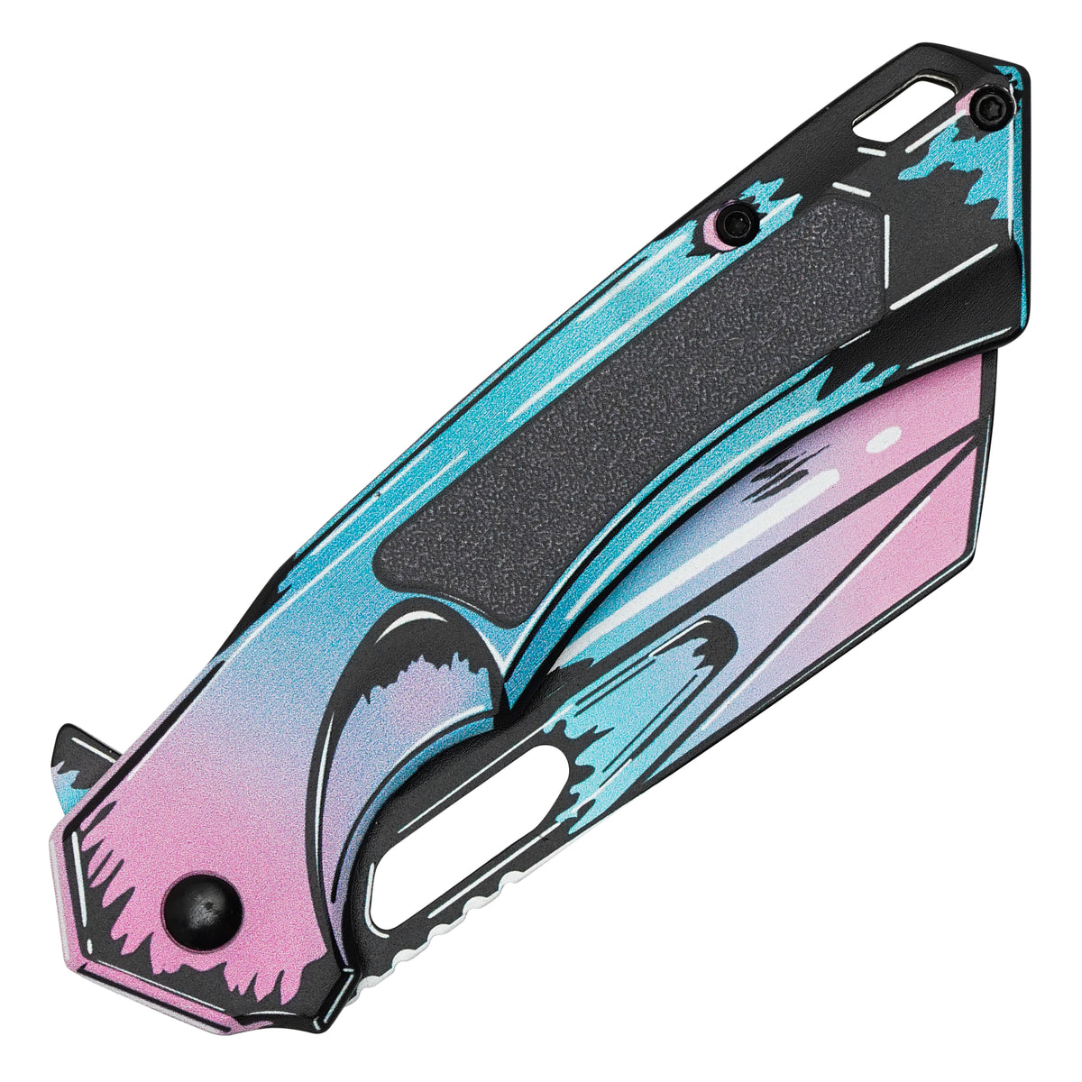 Wartech - Neon Cell Shade  | Collectible Spring Assisted Pocket Cleaver