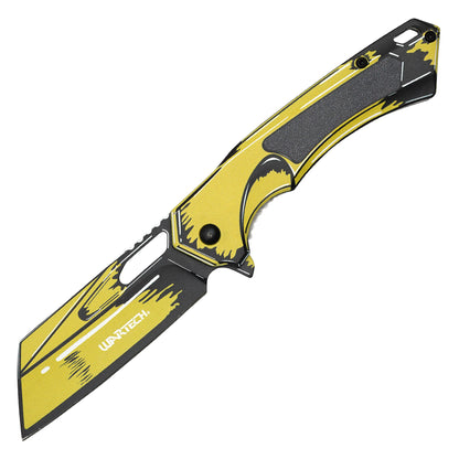 Wartech - Voltage Cell Shade  | Collectible Spring Assisted Pocket Cleaver