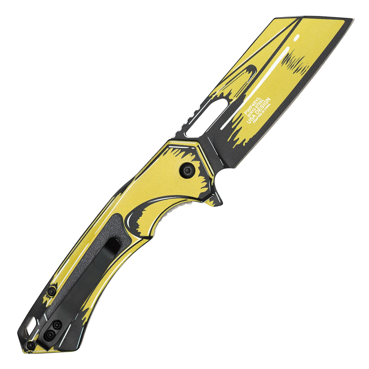 Wartech - Voltage Cell Shade  | Collectible Spring Assisted Pocket Cleaver